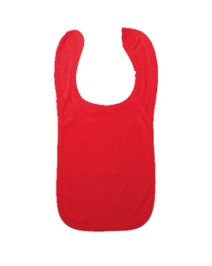 Slabbetje met eigen opdruk-LS Rood