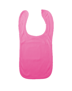 Slabbetje met eigen opdruk-LS Girls Pink