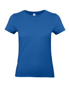 Dames T-shirt met eigen bedrukking-M-E190 Royal Blue