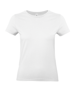 Dames T-shirt met eigen bedrukking-M-Wit