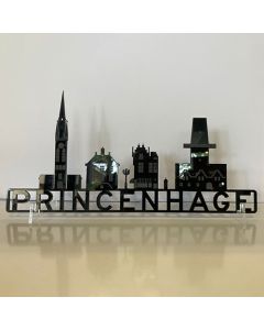 Skyline Princenhage (SMALL 28x14 cm) zwart Acryl 3mm