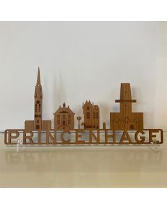 Skyline Princenhage (SMALL 28x14 cm) gefineerd MDF