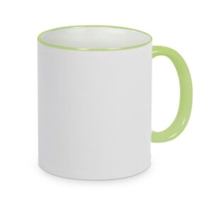 Mok met gekleurde rand & oor – helemaal jouw stijl (11oz)