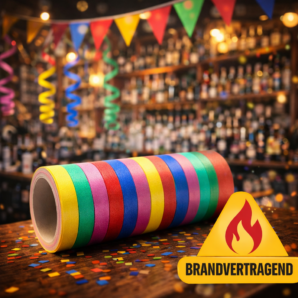 Brandvertragende Serpentines Multicolor 4m