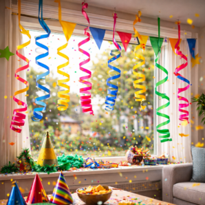 Serpentines Multicolor 4m (3 stuks)