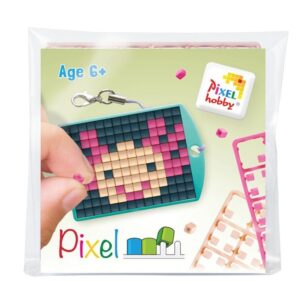 Pixelhobby Axolotl - roze – Medaillon Startset
