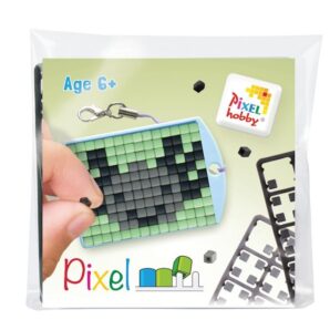 Pixelhobby Axolotl - grijs – Medaillon Startset