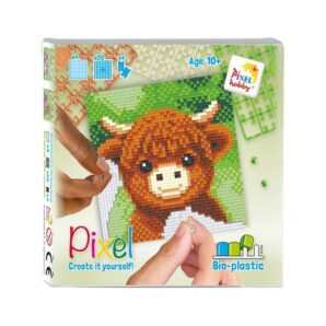 Pixelhobby Schotse hooglander – Pixel Set